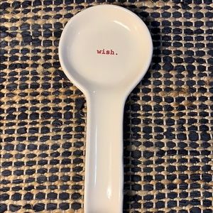Rae Dunn WISH. spoon rest